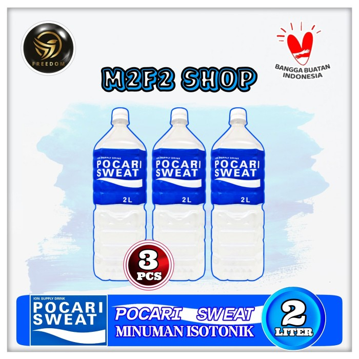 

Pocari Sweat Original Botol Plastik Pet - 2000 ml | 2 Liter (Kemasan 3 Pcs)