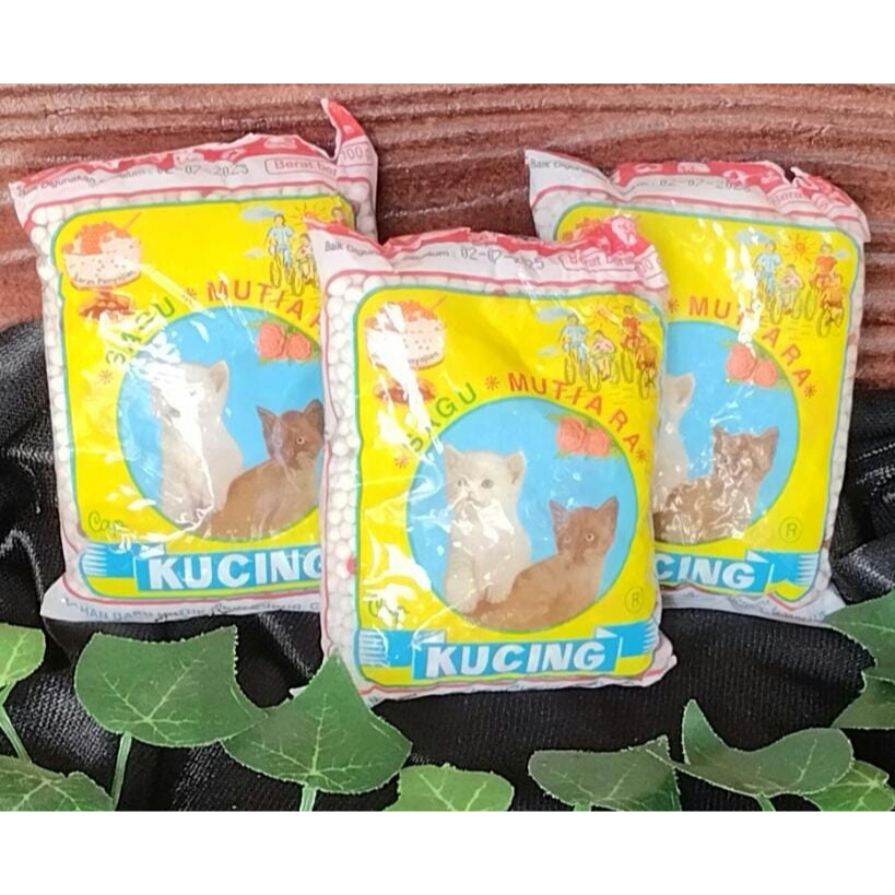 

Sagu Mutiara Cap Kucing 100gr