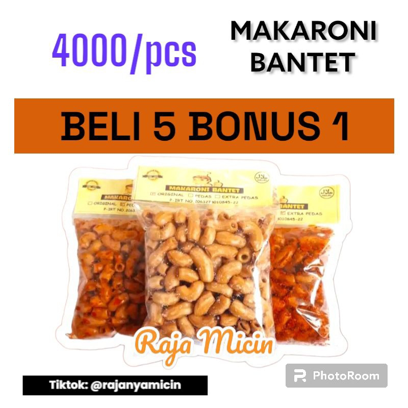 

TERMURAH MAKARONI BANTET CAP KOKI BELI 5 BONUS 1