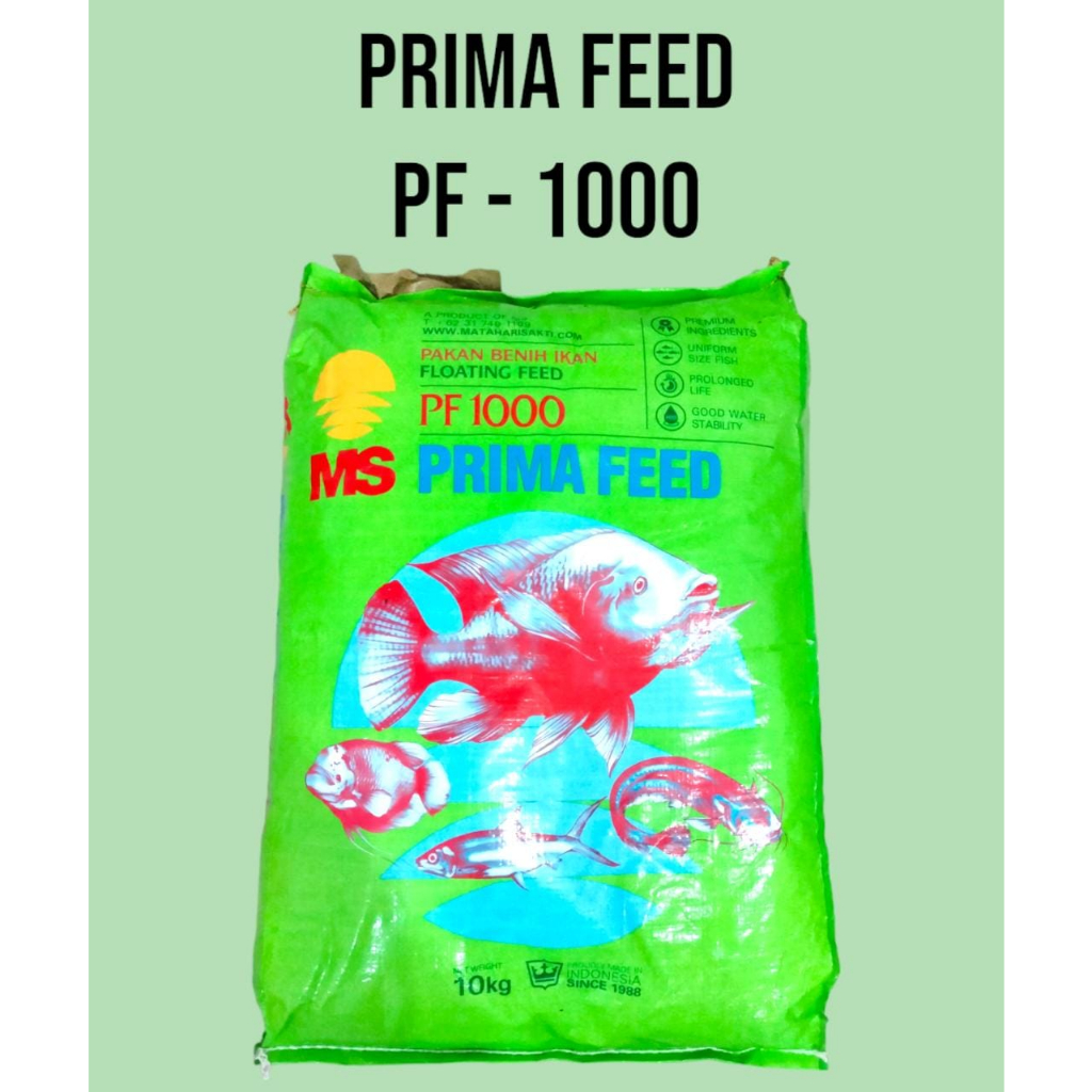 1 KG PRIMA FEED PF 1000 PAKAN BIBIT IKAN HIAS / IKAN LELE NILA PAKAN IKAN TERNAK