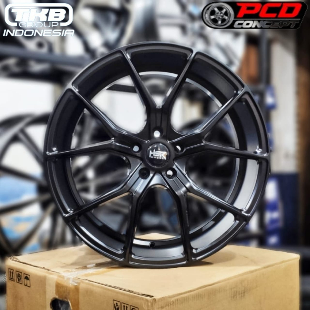 VELG RING 20 TERIOS RING 20 HITAM VELG MOBIL HSR WURZBURG F1 HSR R20X85 H5X114,3 ET45 SMB