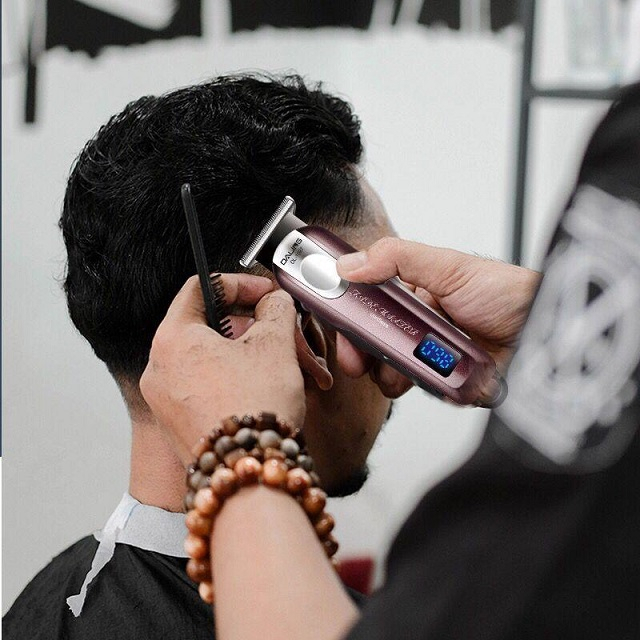 Alat Cukur Rambut Elektrik 1 Set Promo - Clipper Rambut KEMEI KM-2622 Layar Led Cordless