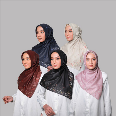 ZOYA AKERUDUNG HIJAB SEGI EMPAT UZBEKI SCARF MOTIF