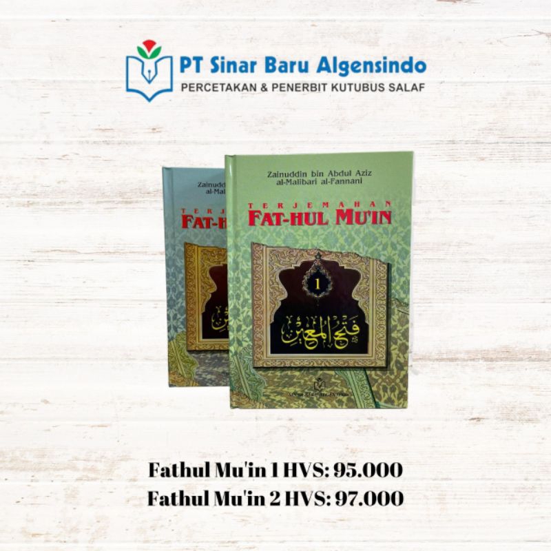 Terjemah Kitab Fathul Muin Lengkap Jilid 1 & 2