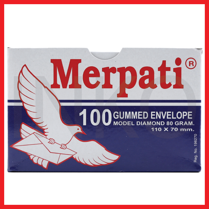 

KIKY AMPLOP MERPATI 100 GUMMED ENVELOPE VISIT 80GR