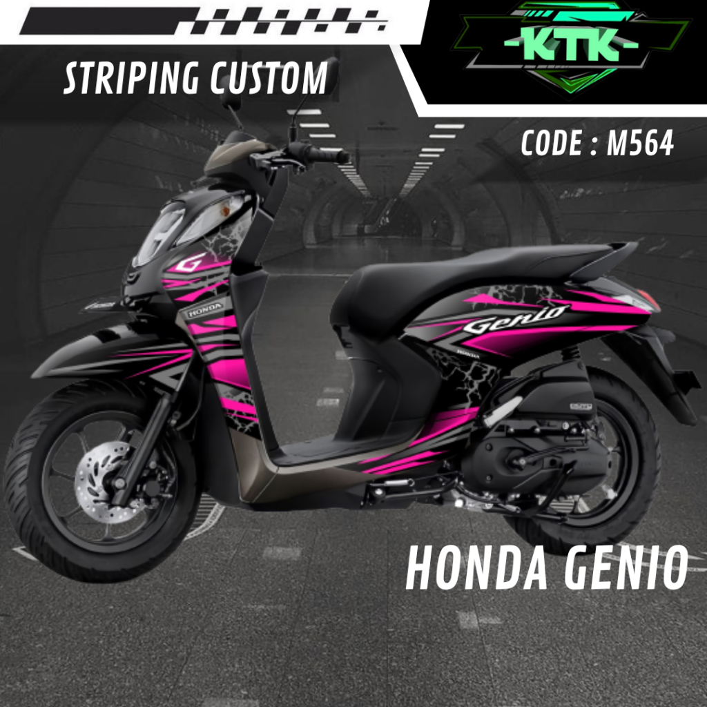 Stiker Lis Sticker List Les Striping Variasi Aksesoris Pelindung Body Decal Semi Full Body Logo Embl