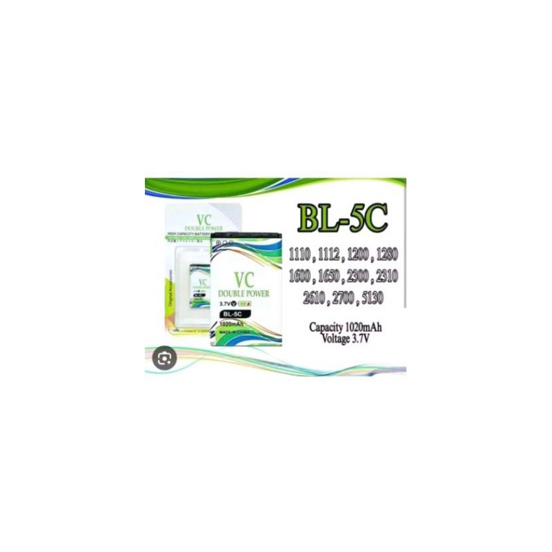 BATERAI NOKIA VC SUPER POWER DOUBLE POWER BL-4C DAN 5C
