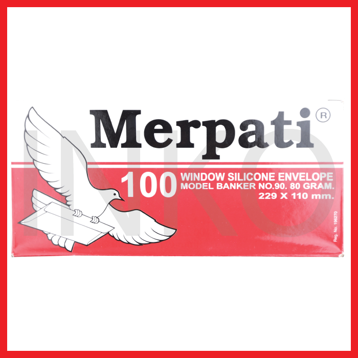 

KIKY AMPLOP MERPATI 100 WINDOW SILICONE ENVELOPE 90 80GR