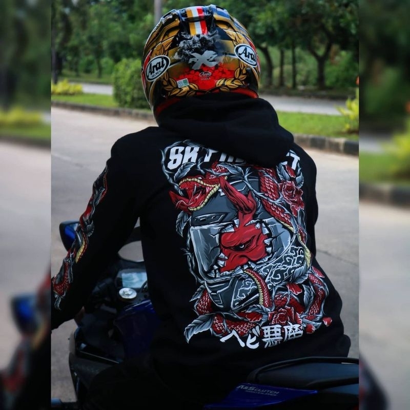 HOODIE SR-PROJECT - SNAKE DEVIL V.2 | SIZE L (NEW)