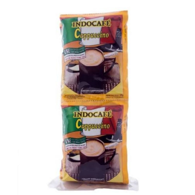 

Indocafe Cappuccino sachet 25gr