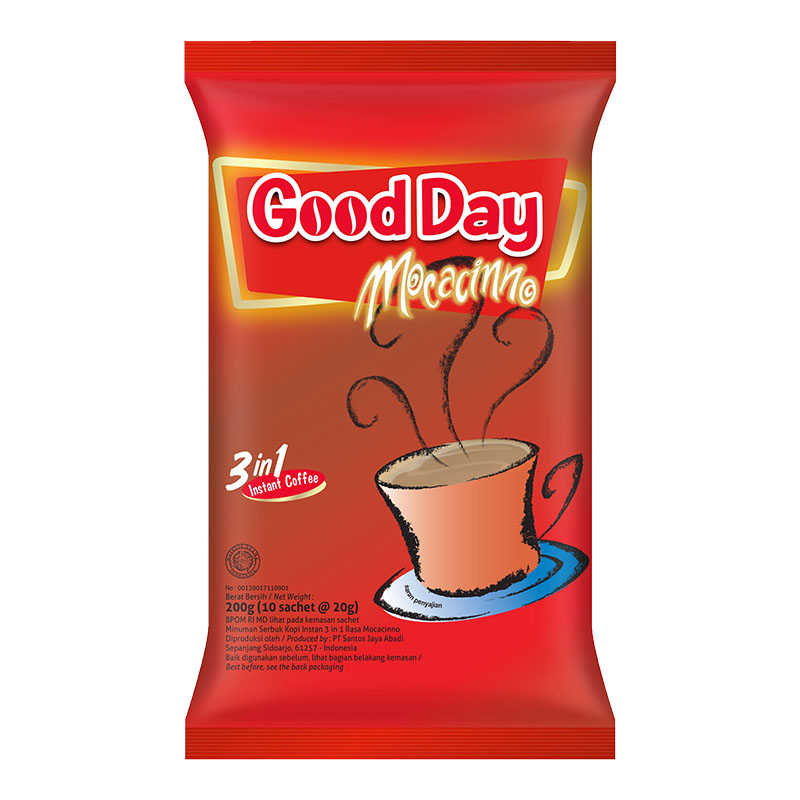 

Good Day Kopi Instant 3 in 1 Mocacinno 10 x 20 g