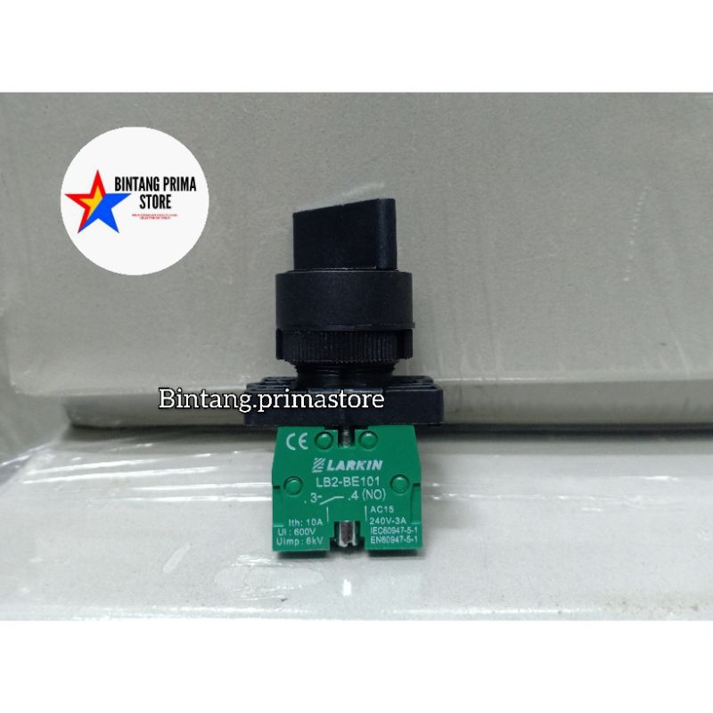 Selector Switch Merk Larkin Tipe ZB2-BE101C On-Off 3A 250v