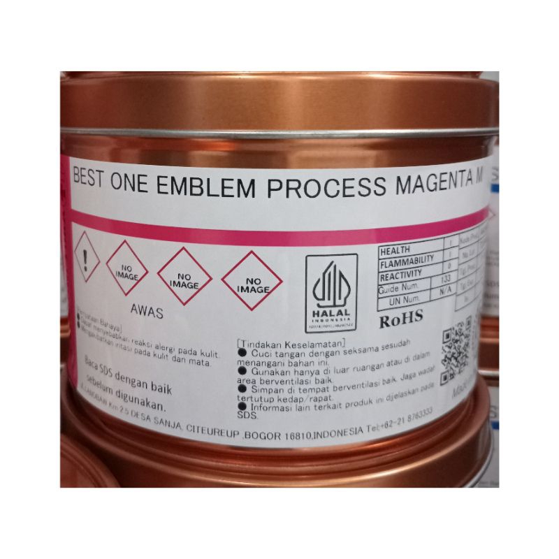Best one emblem magenta M cemani toka-tinta cetak