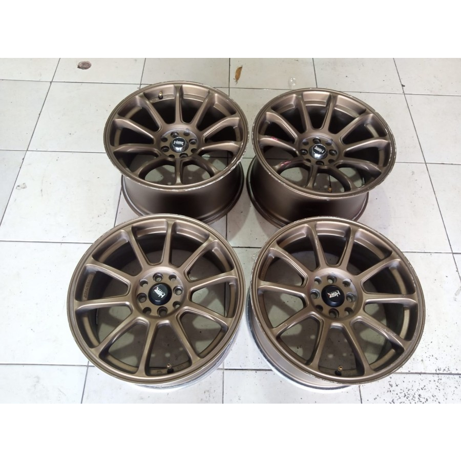 VELG BEKAS ZICO R17X7,5/9 BAUT 4 PCD 4X100/4X114 ET30/40
