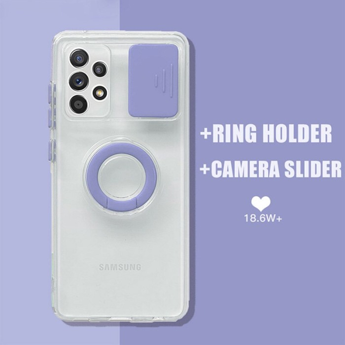 [SALE 15K] Casing Multifungsi Window Ring Camera Slide Case Samsung A02S M02S A03S A03 CORE WINDOW R