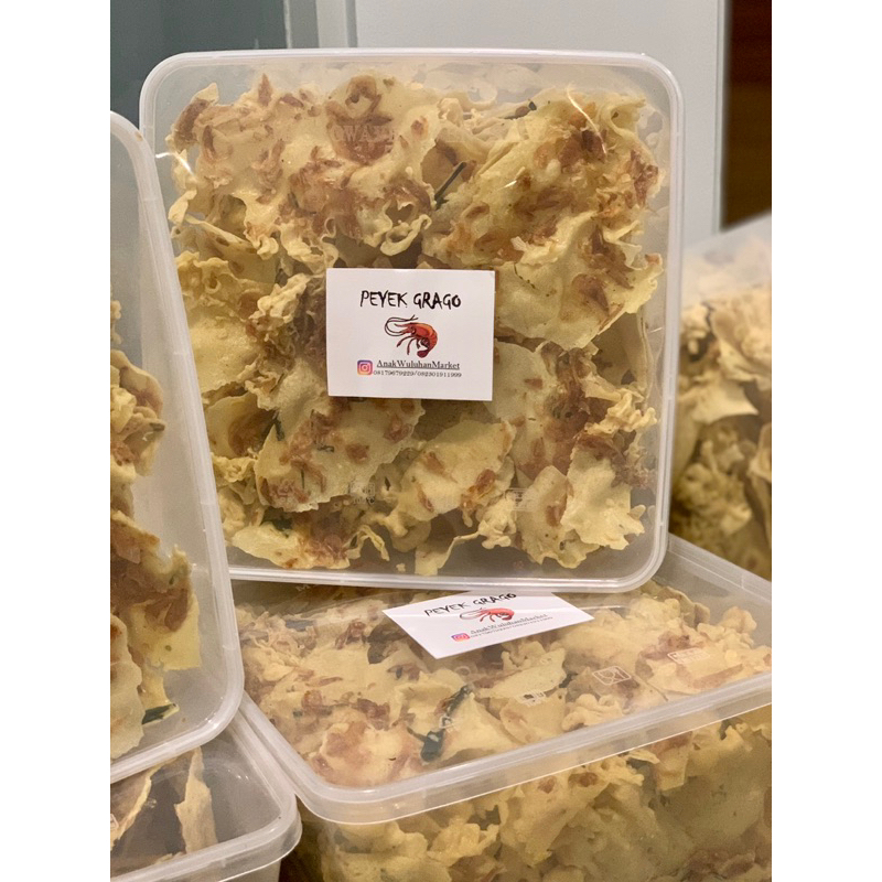 

Peyek Kacang Grago asli jember volum 3000ml