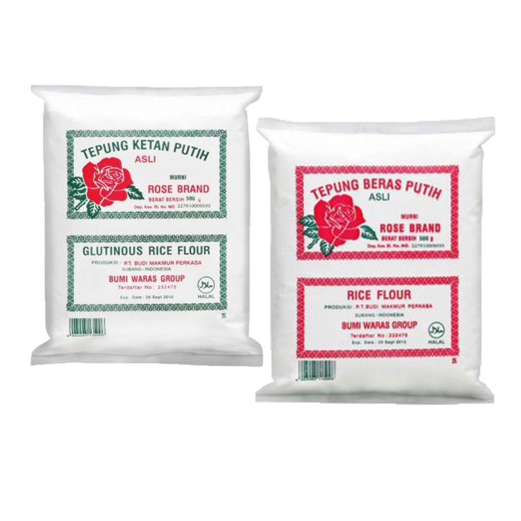 ROSE BRAND TEPUNG BERAS PUTIH TEPUNG KETAN PUTIH KEMASAN  1 KG SUPER MURAH