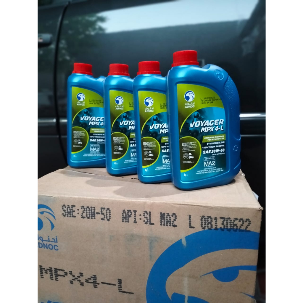 Oli Adnoc 4T terbaru dari ADNOC MPX 4 SAE 20W-50 API SL