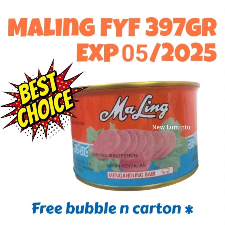 

Maling FYF pork ham ujanruk kemasan 397 gr