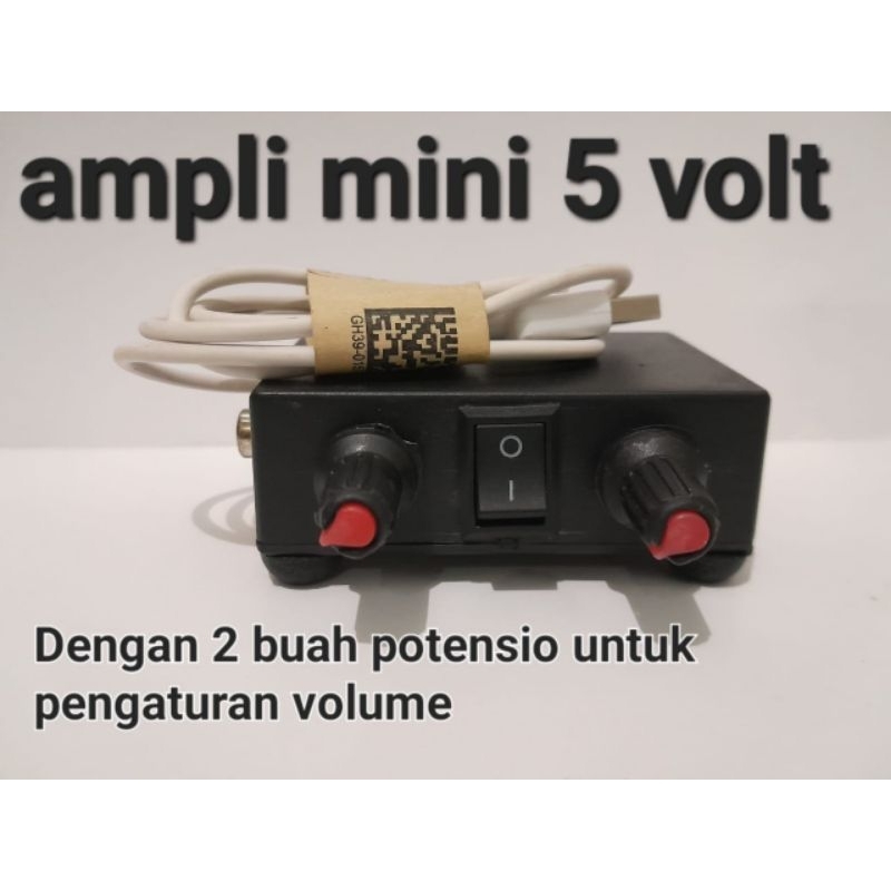 Amplifier Ampli mini Power mini 5 volt Rakitan Miniatur