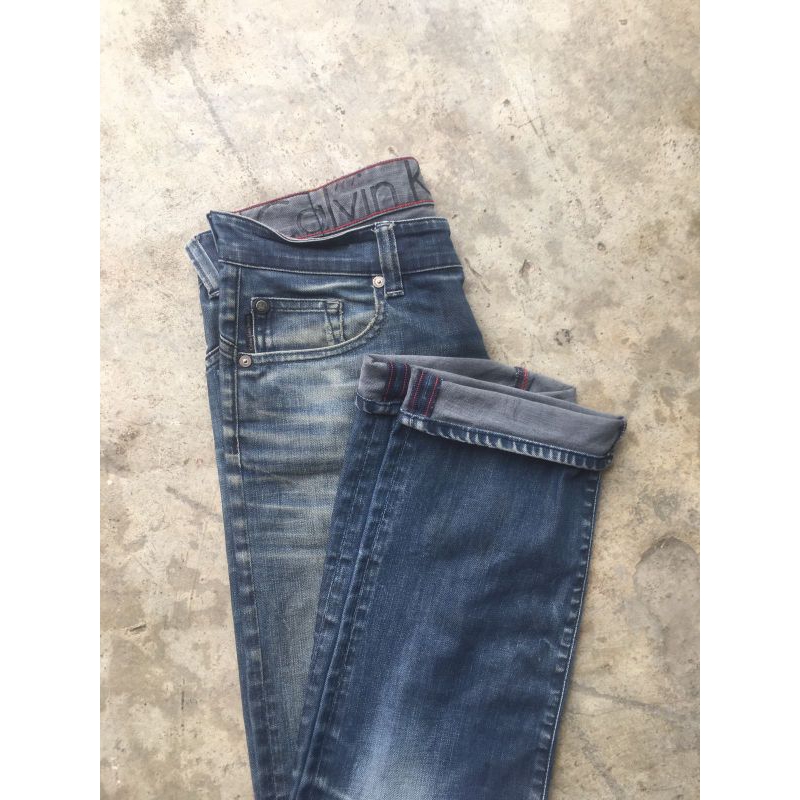 calvin klein selvedge jeans