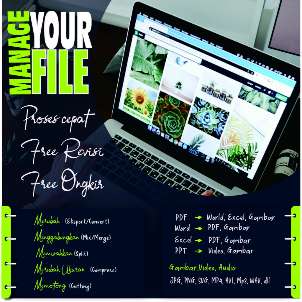 Jasa Edit File, Gambar, PDF, Word, Excel, Video, Music, dll)