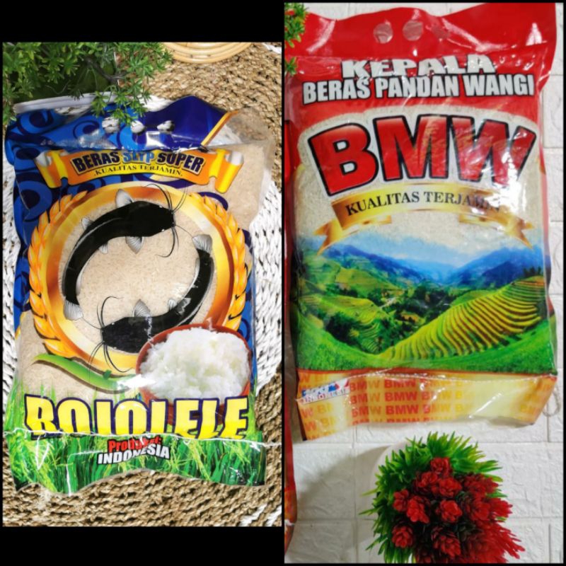 

Beras Premium Super ROJOLELE dan BMW PANDAN WANGI +-3,5kg
