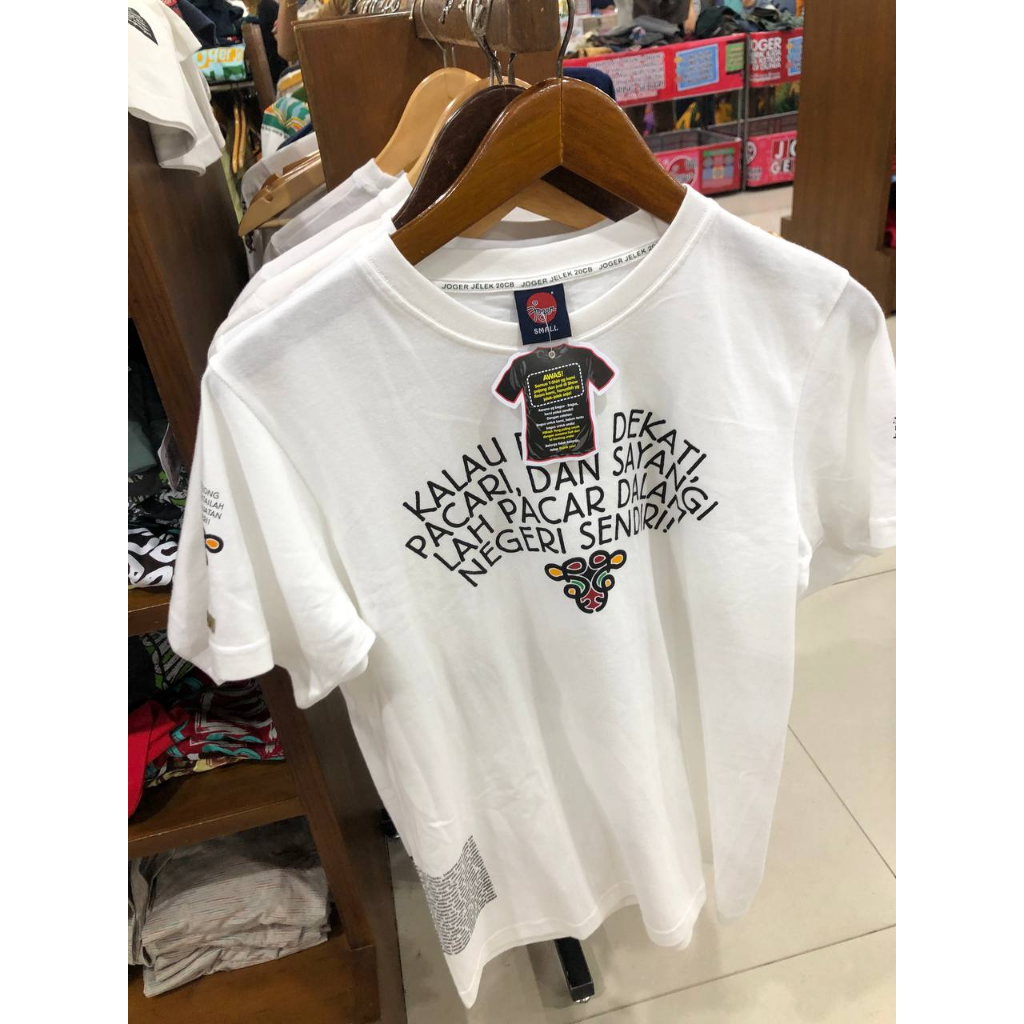 JOGER BALI KAOS DEWASA PUTIH