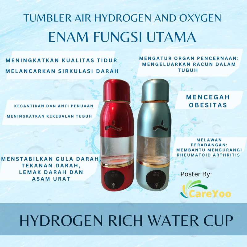 Tumbler Air Hydrogen - Hydrogen Rich Water Cup