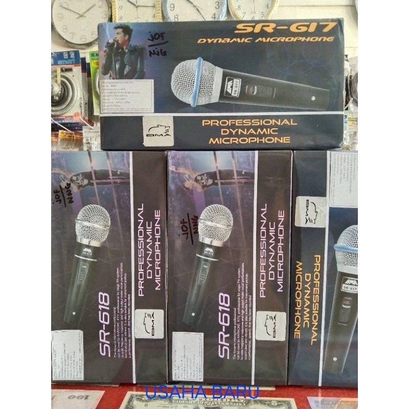 Mic BMA SR-618, Mic BMA SR-617. microphone kabel mrek BMA.