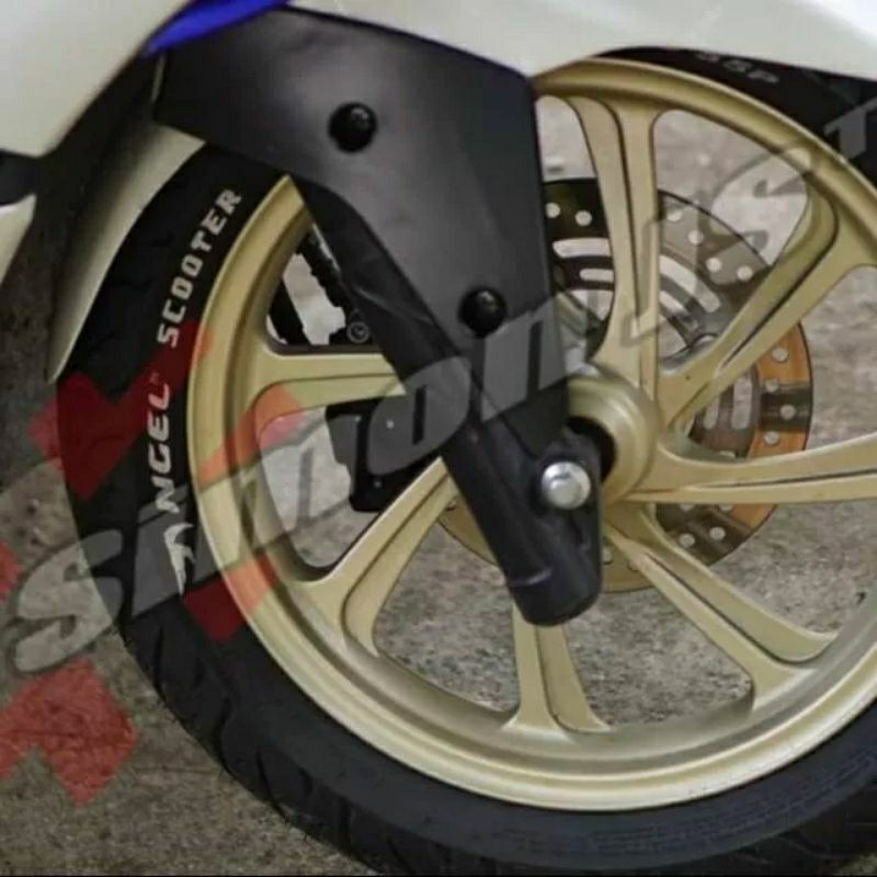 Kuping variasi tambahan fender depan spakbor depan pemasangan utk pcx 150 2018-2020 dan pcx 160 2021