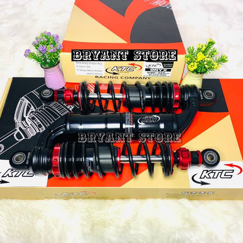 SHOCK BREAKER KTC ONYX SERIES NEW 2023 280MM 320MM 340MM TABUNG ATAS ORIGINAL SHOCKBREAKER JUPITER RXKING RX KING CB TIGER F1ZR