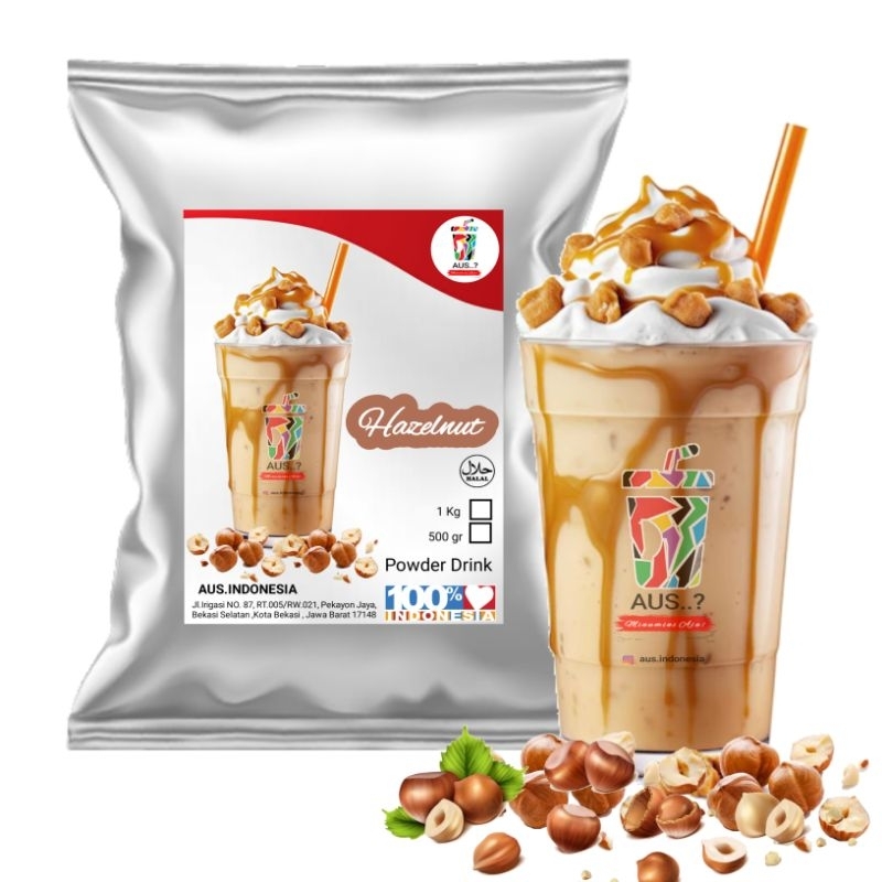 

Bubuk Minuman Hazelnut 1KG - Powder Drink - Bubuk Regular 1kg