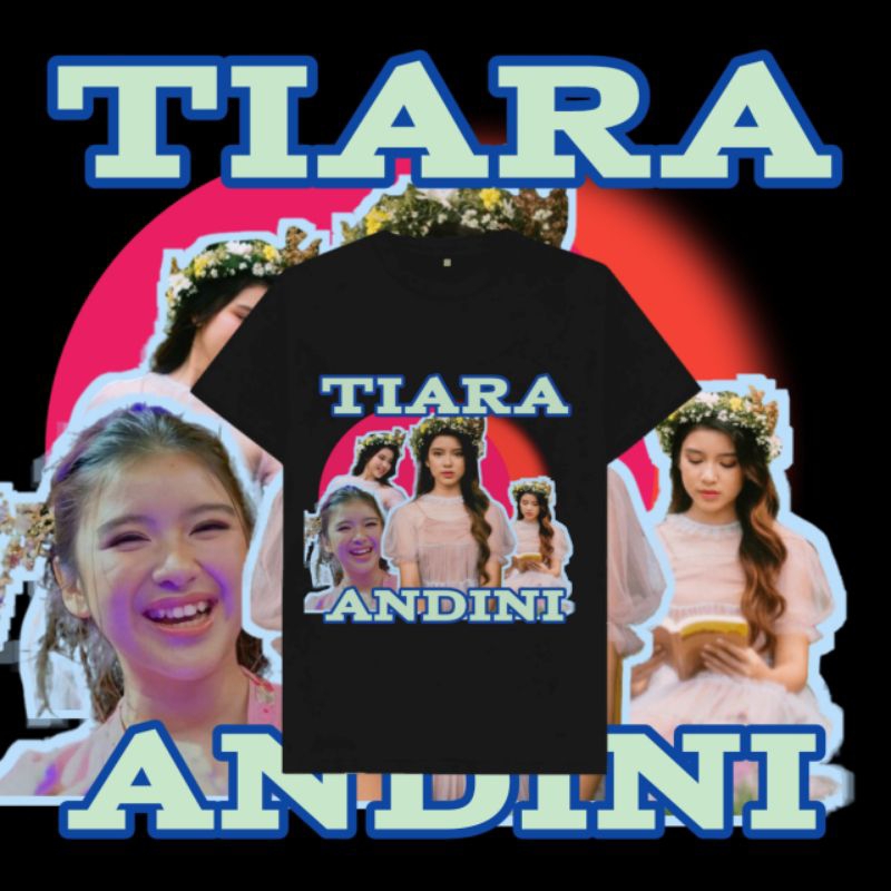 KAOS/T-SHIRT HITAM TIARA ANDINI PRIA WANITA