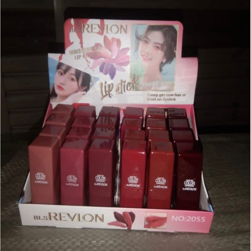 BLS REVLON MATTE LIPSTICK/ LIPSTIK PADAT REVLON 2055 (per box/24 pcs)