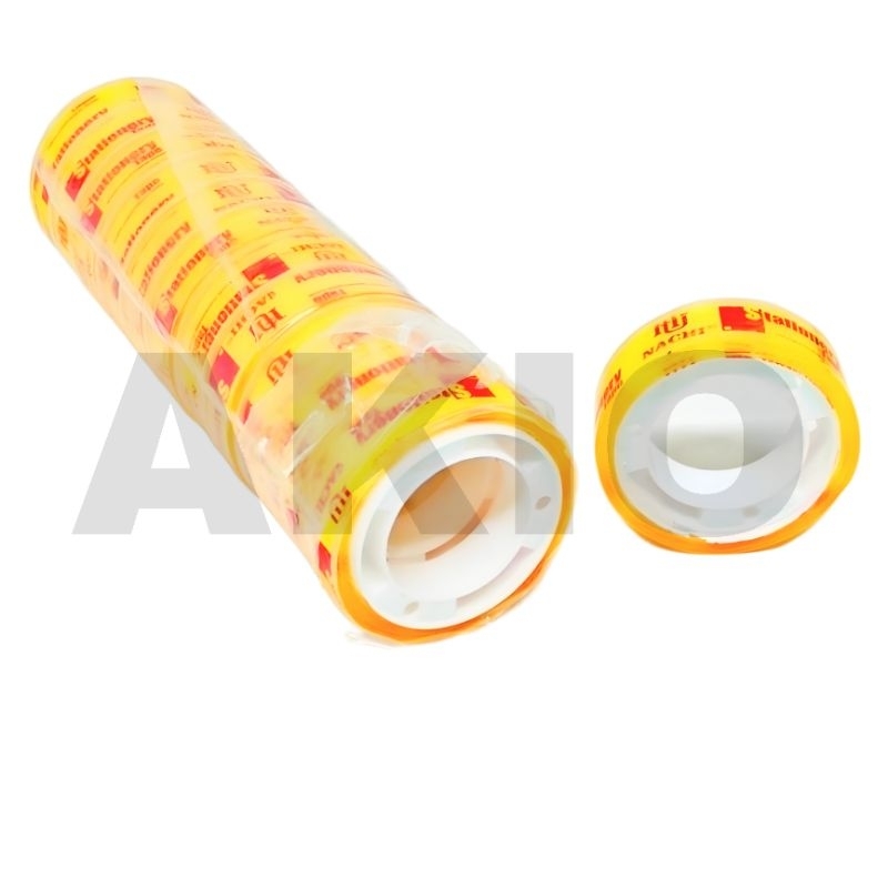 

Isolasi Bening Selotip Bening Kuning NACHI Stationery 12 mm x 10 Yard