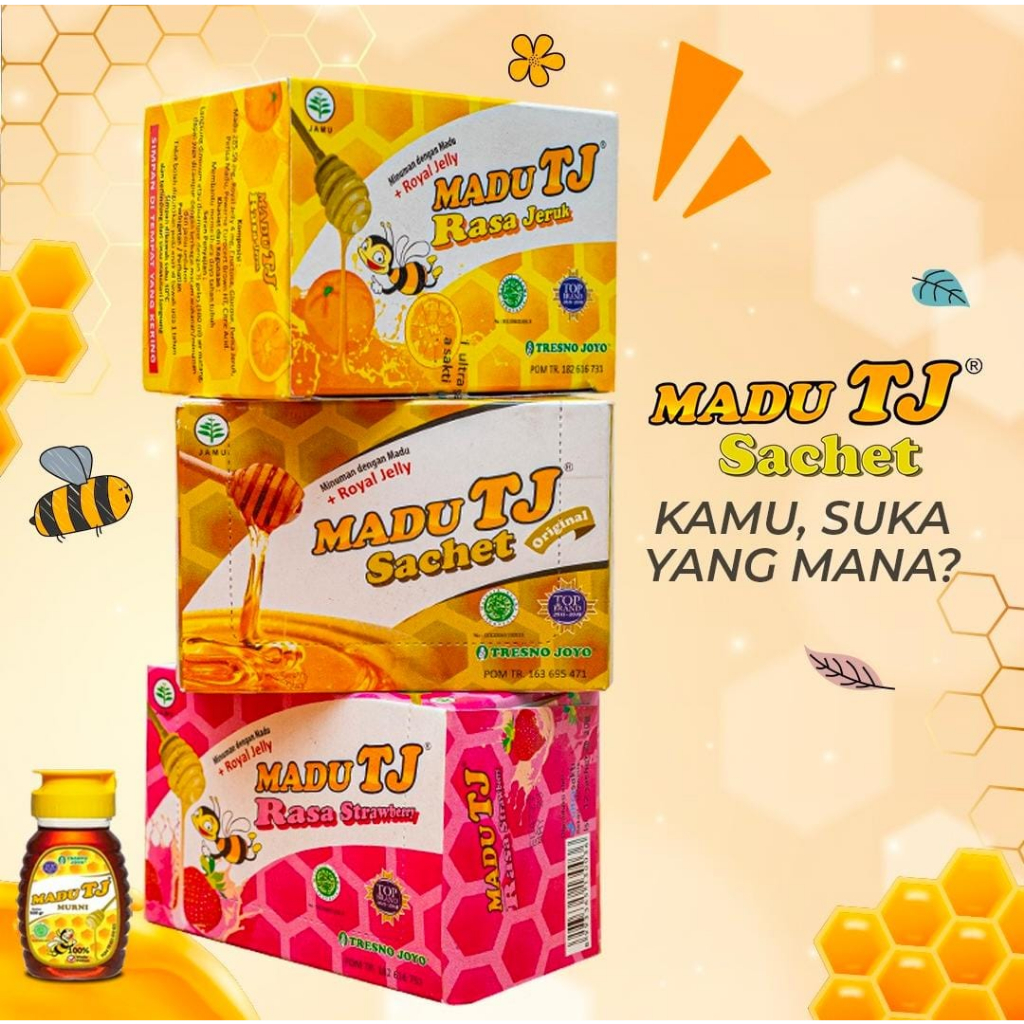

Madu TJ Sachet 12 x 20g