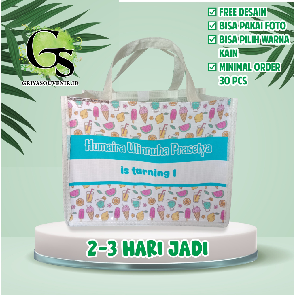 TAS ULTAH ANAK | TAS ULANG TAHUN CUSTOM | TAS ULTAH ANAK CUSTOM NAMA