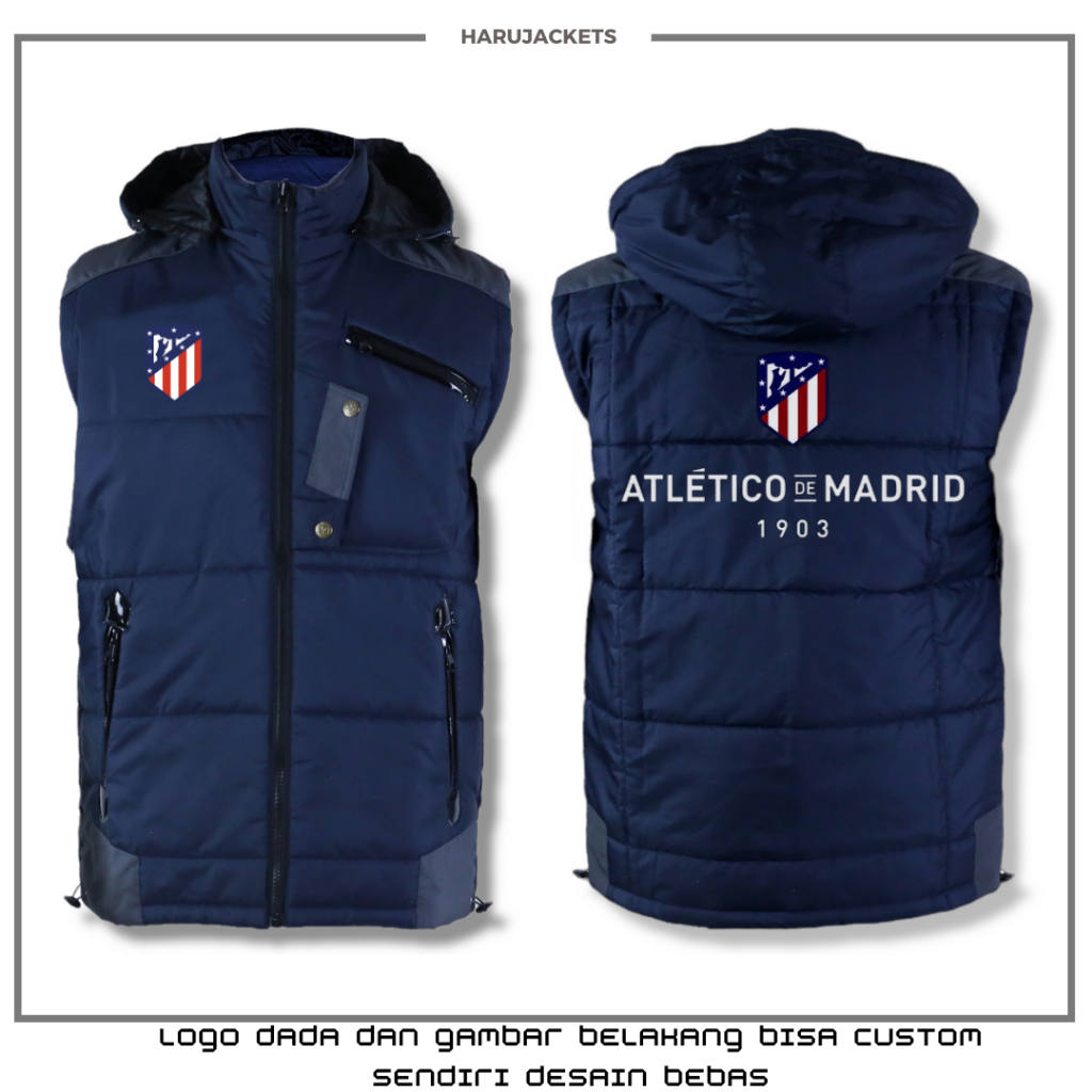 ROMPI BOLA KLUB ATM ROMPI BODYVEST PRIA CUSTOM DESAIN BEBAS