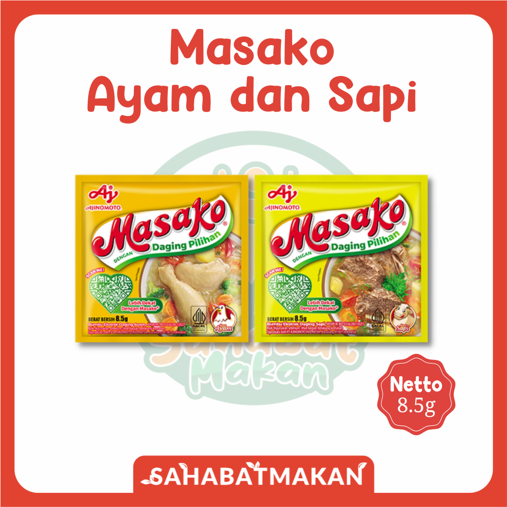 

Masako Ayam & Sapi Sachet Sahabat Makan Sayur Jogja