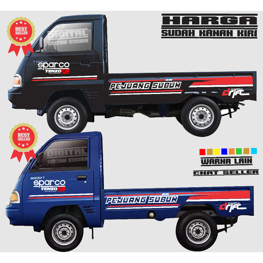 Sticker cutting mobil pick up ss carry futura Sticker Cutting Stiker Mobil Pickup Carry SS / Futura 