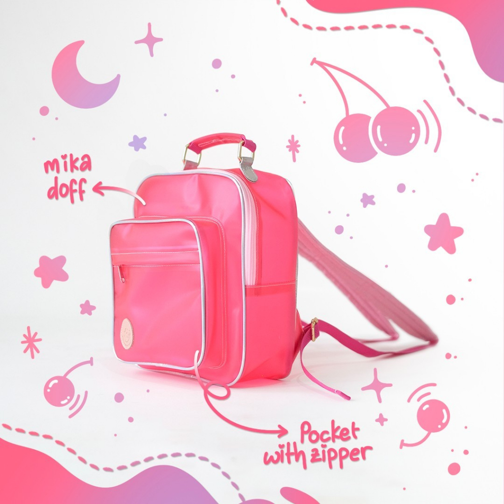 Gummy Mini Bag - Jelly Bag - Mini Backpack – Tas Punggung – Tas Transparan