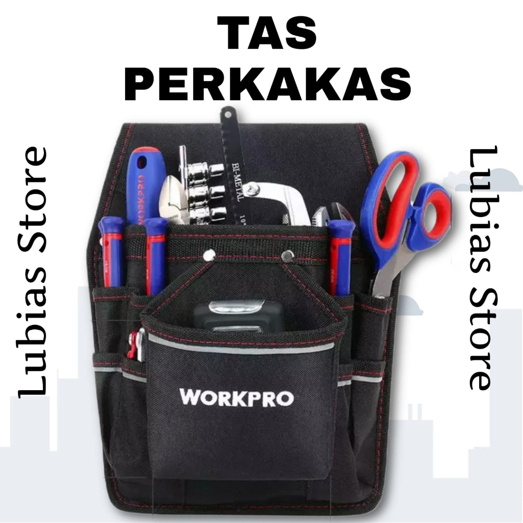 Tas Peralatan Kerja Tas Perkakas  Kantong Obeng / Tas Pinggang Alat-alat Lubias Store