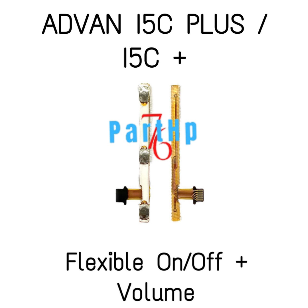 Flexibel Connector Power On Off + Volume Advan 15C Plus/15C +  - Fleksibel Fleksible Flexible Konektor