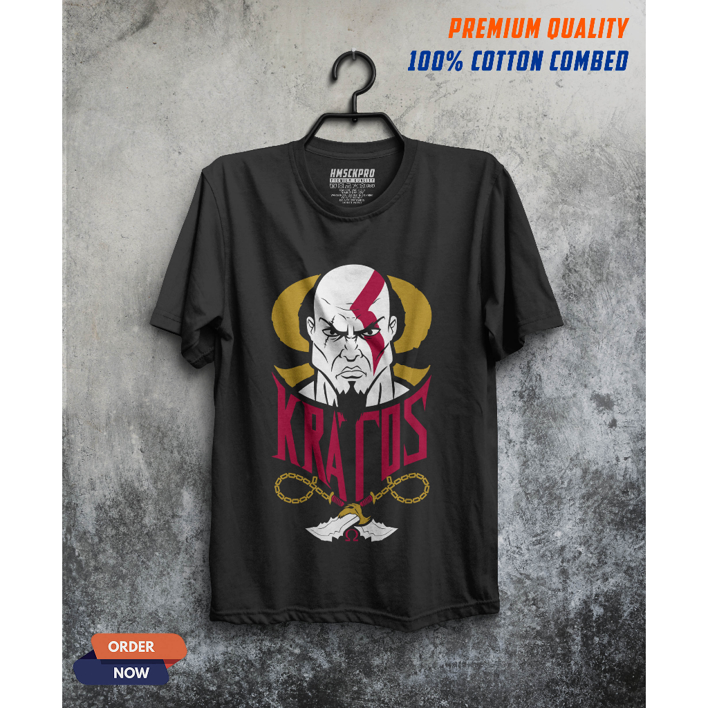 KAOS KRATOS / GOD OF WAR / BAJU ATASAN PRIA
