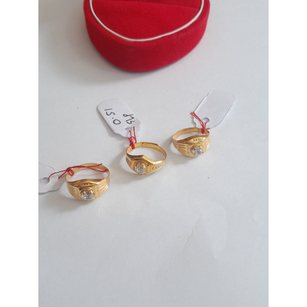 Cincin Bayi Laki Laki Emas Asli Mata Satu Bisa Dibesar Kecilkan Terbaru Cincin Anak Cowok Mata Kado 