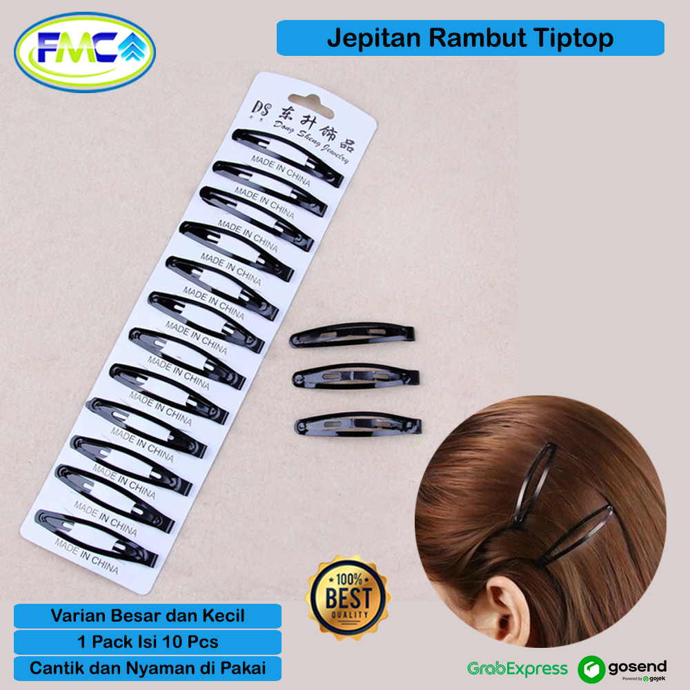 Jepitan Rambut Anak Model Klip TipTop Hair Clip Poni Pin Jepit Rambut Viral Tip Top Murah