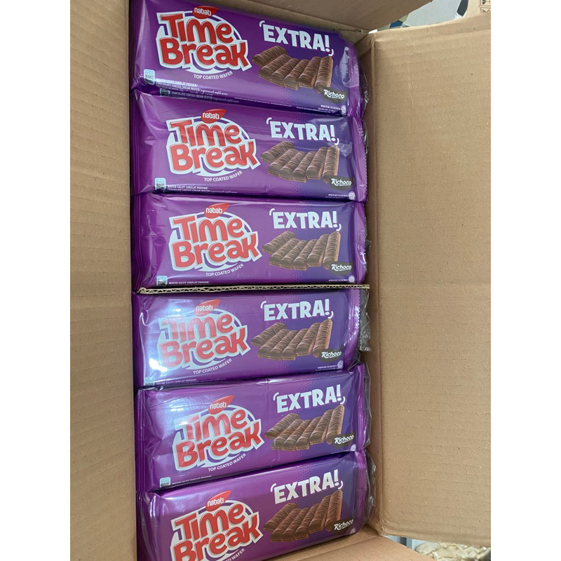 

Nabati Time Break 2000 Wafer Salut Coklat 10 x 48 gram