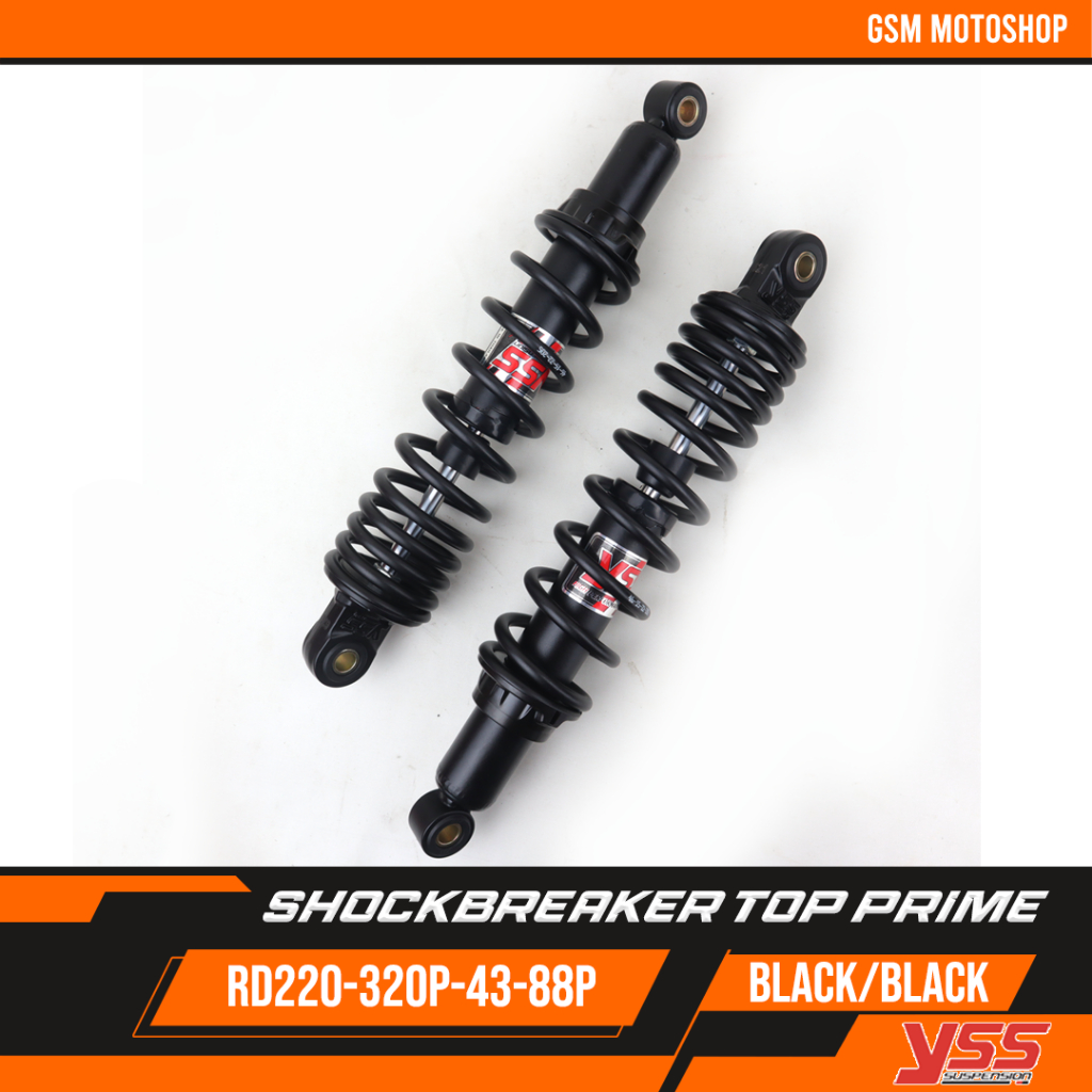 Shockbreaker Top Prime RD220-320P-43-88P(Black/Black) YSS