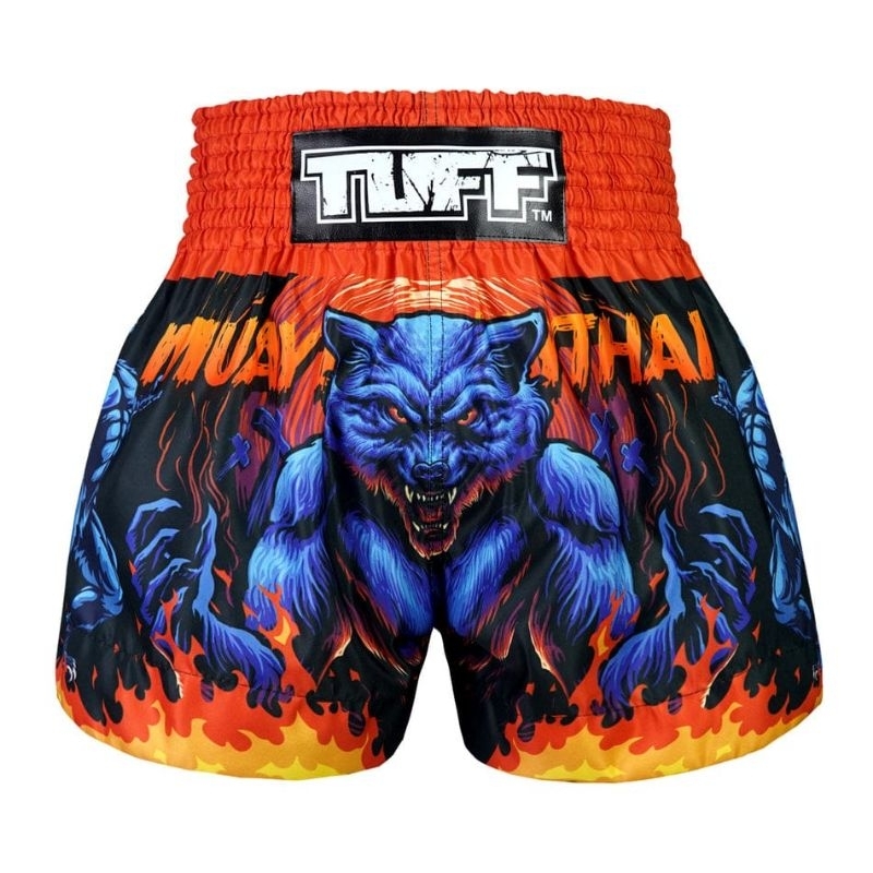 Tuff tuffsport Muaythai Short pants celana beladiri MS683 warewolve